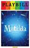 Matilda the Musical - June 2015 Playbill with Rainbow Pride Logo 